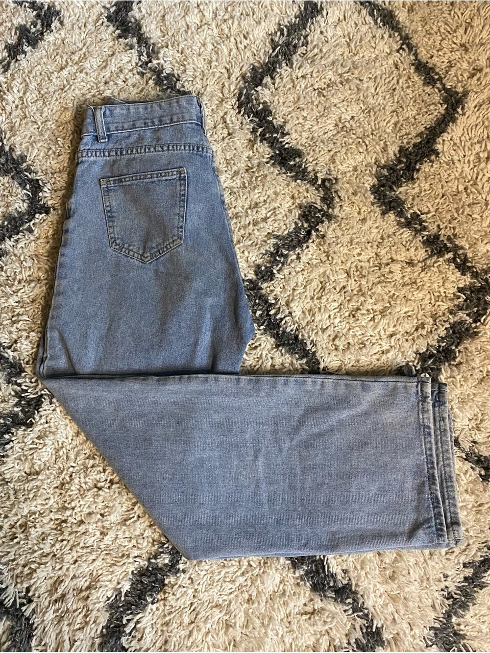 ROMWE Straight Jeans— Blue